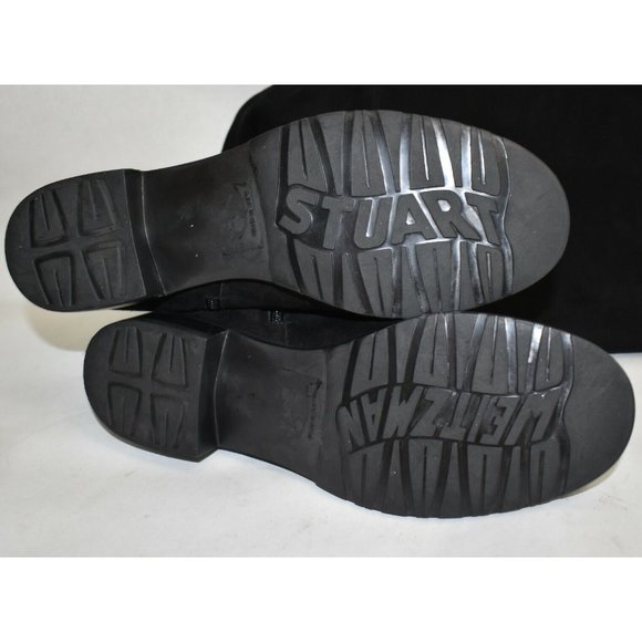 CELEBS $900 STUART WEITZMAN Hilo Thigh High OTK Boot BLACK suede 7.5 (JB4) - Picture 10 of 10